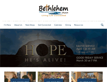 Tablet Screenshot of bethlehemhampden.org